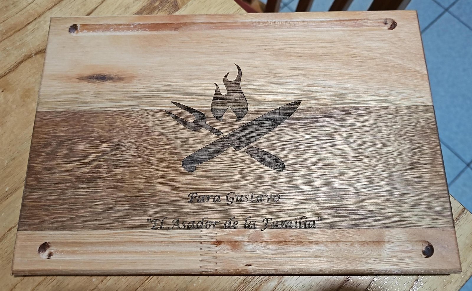 Tablita de asado 30cm x 20cm